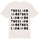 Vintage White t-shirt med Torslanda Hög ordlek t-shirt