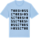 Blue Soul t-shirt med Torsmosse ordlek t-shirt