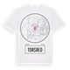 White t-shirt med Torsred t-shirt