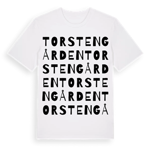 Torstengården ordlek t-shirt – ekologisk bomull t-shirt från Pinshirt