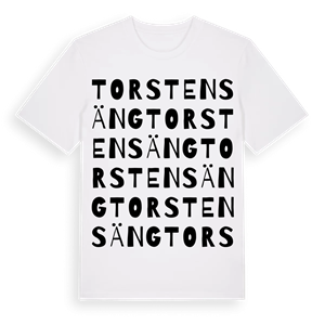 Torstensäng ordlek t-shirt – ekologisk bomull t-shirt från Pinshirt