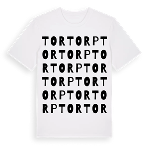Tortorp ordlek t-shirt – ekologisk bomull t-shirt från Pinshirt