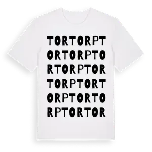 Tortorp ordlek t-shirt – ekologisk bomull t-shirt från Pinshirt