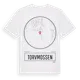 White t-shirt med Torvmossen t-shirt