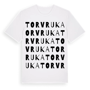 Torvruka ordlek t-shirt – ekologisk bomull t-shirt från Pinshirt