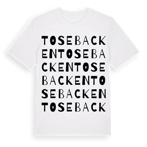 Tosebacken ordlek t-shirt – ekologisk bomull t-shirt från Pinshirt