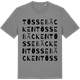 Mid Heather Gray t-shirt med Tössebäcken ordlek t-shirt