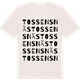 Vintage White t-shirt med Tossensnäs ordlek t-shirt
