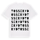 White t-shirt med Tosseryd ordlek t-shirt