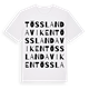 Tösslandaviken ordlek t-shirt