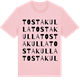 Pink Cotton t-shirt med Tostakulla ordlek t-shirt