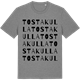 Mid Heather Gray t-shirt med Tostakulla ordlek t-shirt