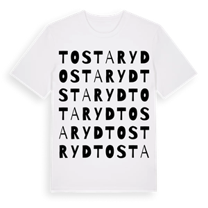 Tostaryd ordlek t-shirt – ekologisk bomull t-shirt från Pinshirt