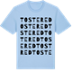 Blue Soul t-shirt med Tostered ordlek t-shirt