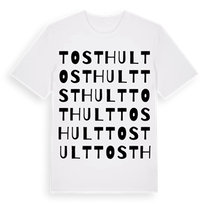 Tosthult ordlek t-shirt – ekologisk bomull t-shirt från Pinshirt