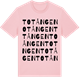 Pink Cotton t-shirt med Totången ordlek t-shirt