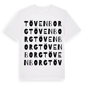 Tövenborg ordlek t-shirt – ekologisk bomull t-shirt från Pinshirt