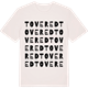 Vintage White t-shirt med Tovered ordlek t-shirt