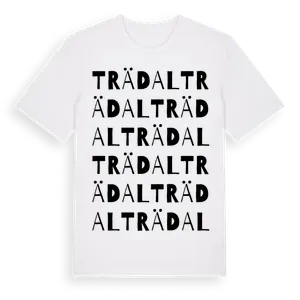 Trädal ordlek t-shirt – ekologisk bomull t-shirt från Pinshirt