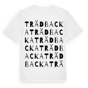 Trädbacka ordlek t-shirt – ekologisk bomull t-shirt från Pinshirt