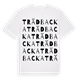 Trädbacka ordlek t-shirt