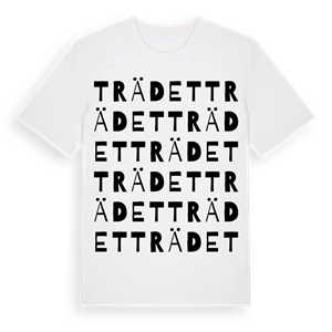 Trädet ordlek t-shirt – ekologisk bomull t-shirt från Pinshirt