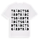 Trädets gård ordlek t-shirt