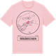 Pink Cotton t-shirt med Trädgårdsstaden t-shirt