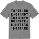 Mid Heather Gray t-shirt med Trägrind ordlek t-shirt