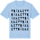 Blue Soul t-shirt med Trälket ordlek t-shirt