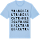 Blue Soul t-shirt med Tranebäck ordlek t-shirt