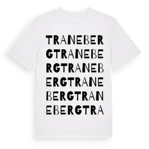 Traneberg ordlek t-shirt – ekologisk bomull t-shirt från Pinshirt
