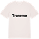 Vintage White t-shirt med Tranemo fetstil t-shirt