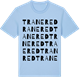 Blue Soul t-shirt med Tranered ordlek t-shirt