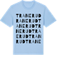 Blue Soul t-shirt med Tranerud ordlek t-shirt