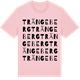 Pink Cotton t-shirt med Trängeberg ordlek t-shirt