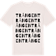 Vintage White t-shirt med Trången ordlek t-shirt
