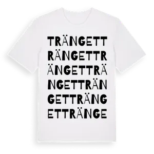Tränget ordlek t-shirt – ekologisk bomull t-shirt från Pinshirt