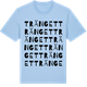 Blue Soul t-shirt med Tränget ordlek t-shirt