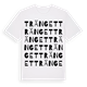 Tränget ordlek t-shirt