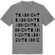 Mid Heather Gray t-shirt med Tranhem ordlek t-shirt