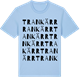 Blue Soul t-shirt med Trankärr ordlek t-shirt
