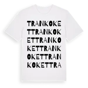 Trankoket ordlek t-shirt – ekologisk bomull t-shirt från Pinshirt