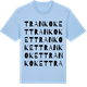 Blue Soul t-shirt med Trankoket ordlek t-shirt