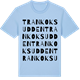 Blue Soul t-shirt med Trankoksudden ordlek t-shirt