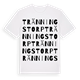 Tränningstorp ordlek t-shirt