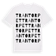 Trantorpet ordlek t-shirt