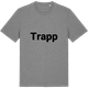 Mid Heather Gray t-shirt med Trapp fetstil t-shirt