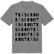 Mid Heather Gray t-shirt med Träsbron ordlek t-shirt