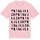 Pink Cotton t-shirt med Träskullen ordlek t-shirt